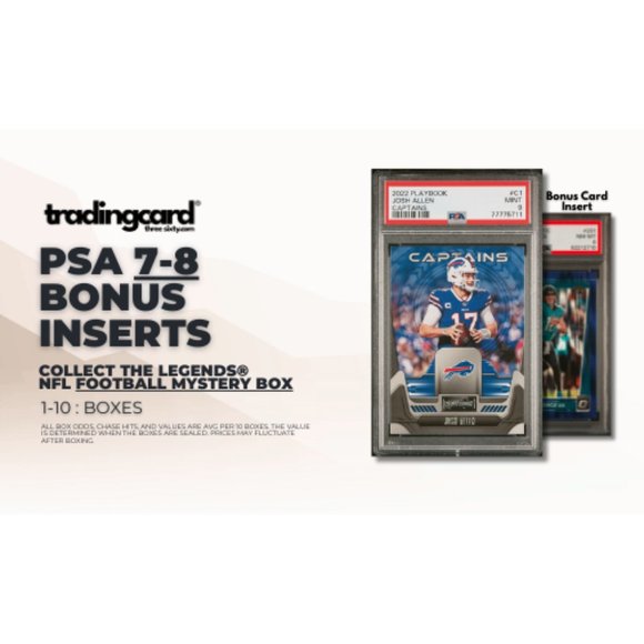 Football Mystery Box - Collect The Legends® PSA Graded Cards TradingCard360® - Picture 5 of 6